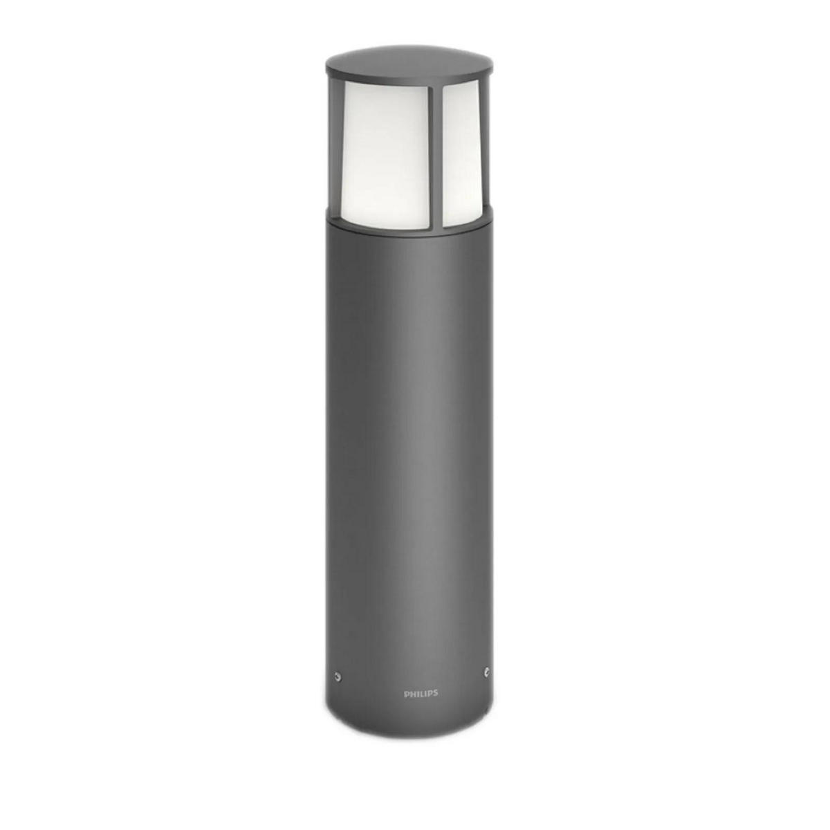 WEGELEUCHTE Stock Anthrazit - Anthrazit, Metall (10.4/10.4/40cm) - Philips