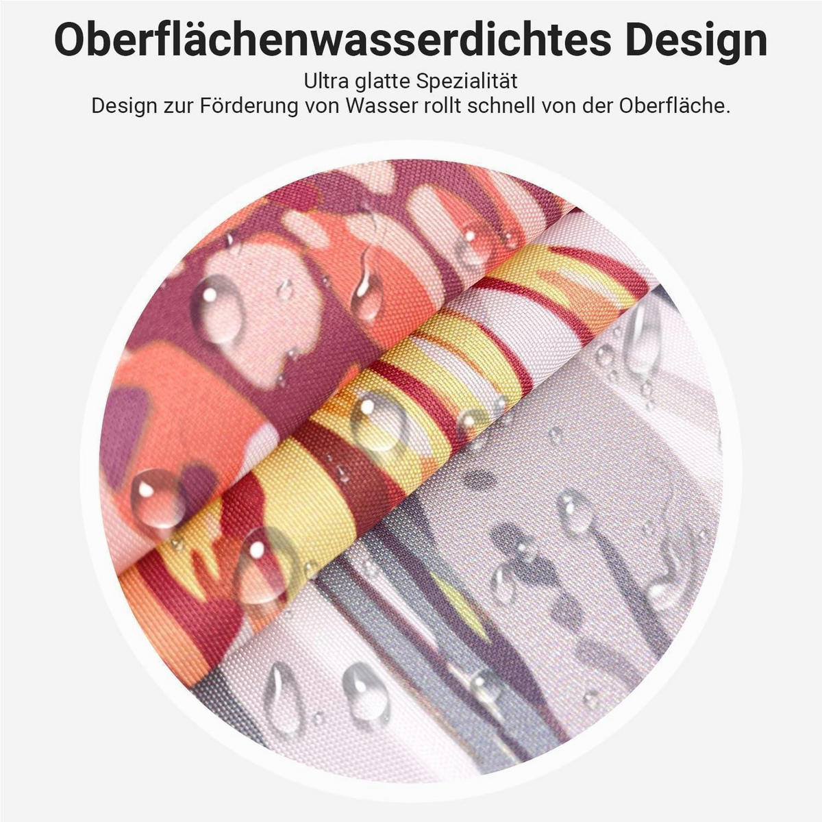 DUSCHVORHANG Mischblumen 120 x 200 cm - Multicolor, Textil (120/200cm)