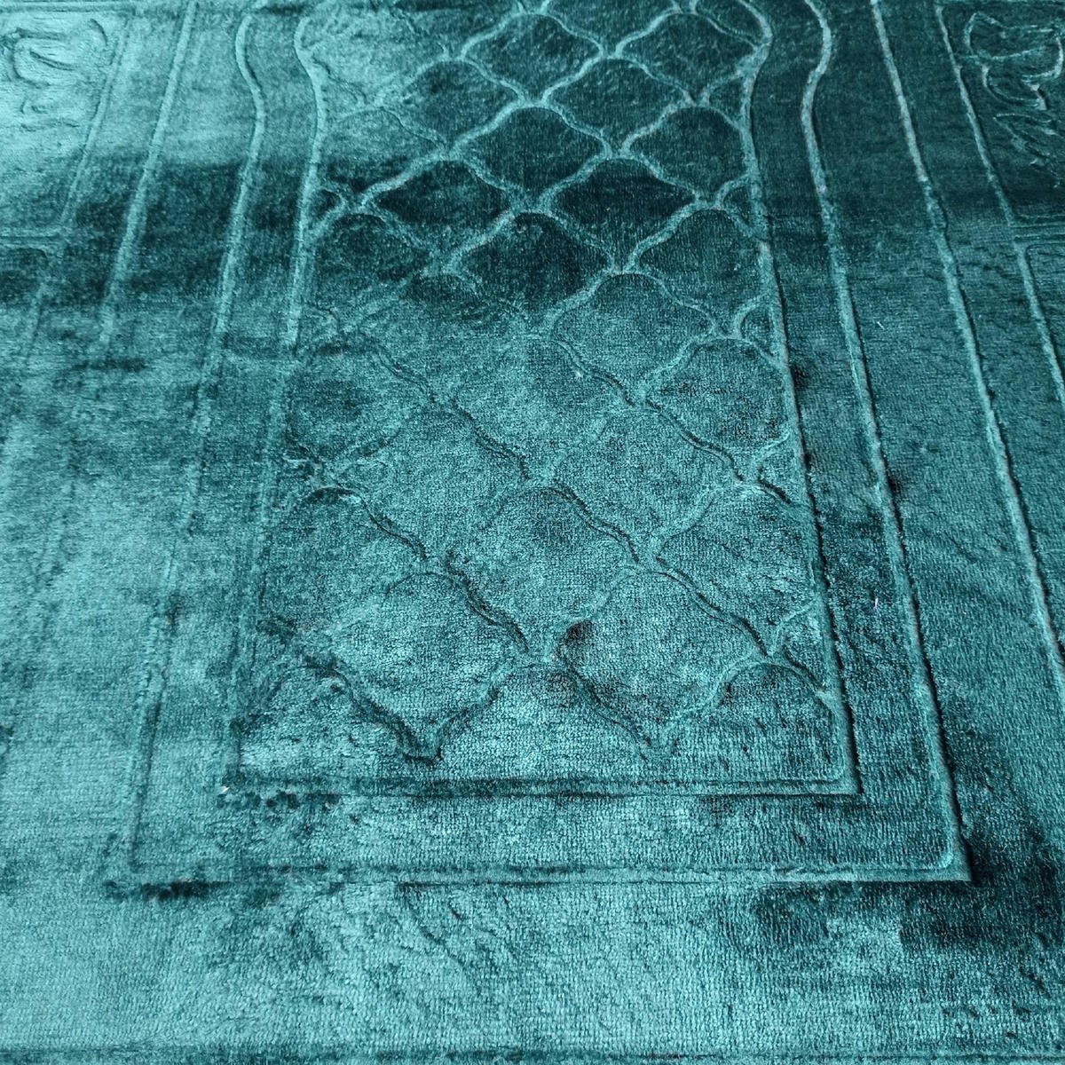 ORIENTTEPPICH Gebetsteppich Islam Seccade (Grün) - Grün, Textil (80/120cm) - Gowoll