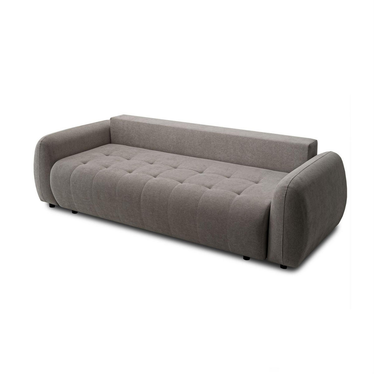 SOFA OMEGA Zweisitzer mit Schlaffunktion, Rosa 21 - Braun, Textil (252/92/105cm) - Lookway