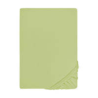 SPANNBETTTUCH Jersey pistaziengrün, 120x200 cm - 130x220 cm - Hellgrün, Textil (130/220cm) - biberna