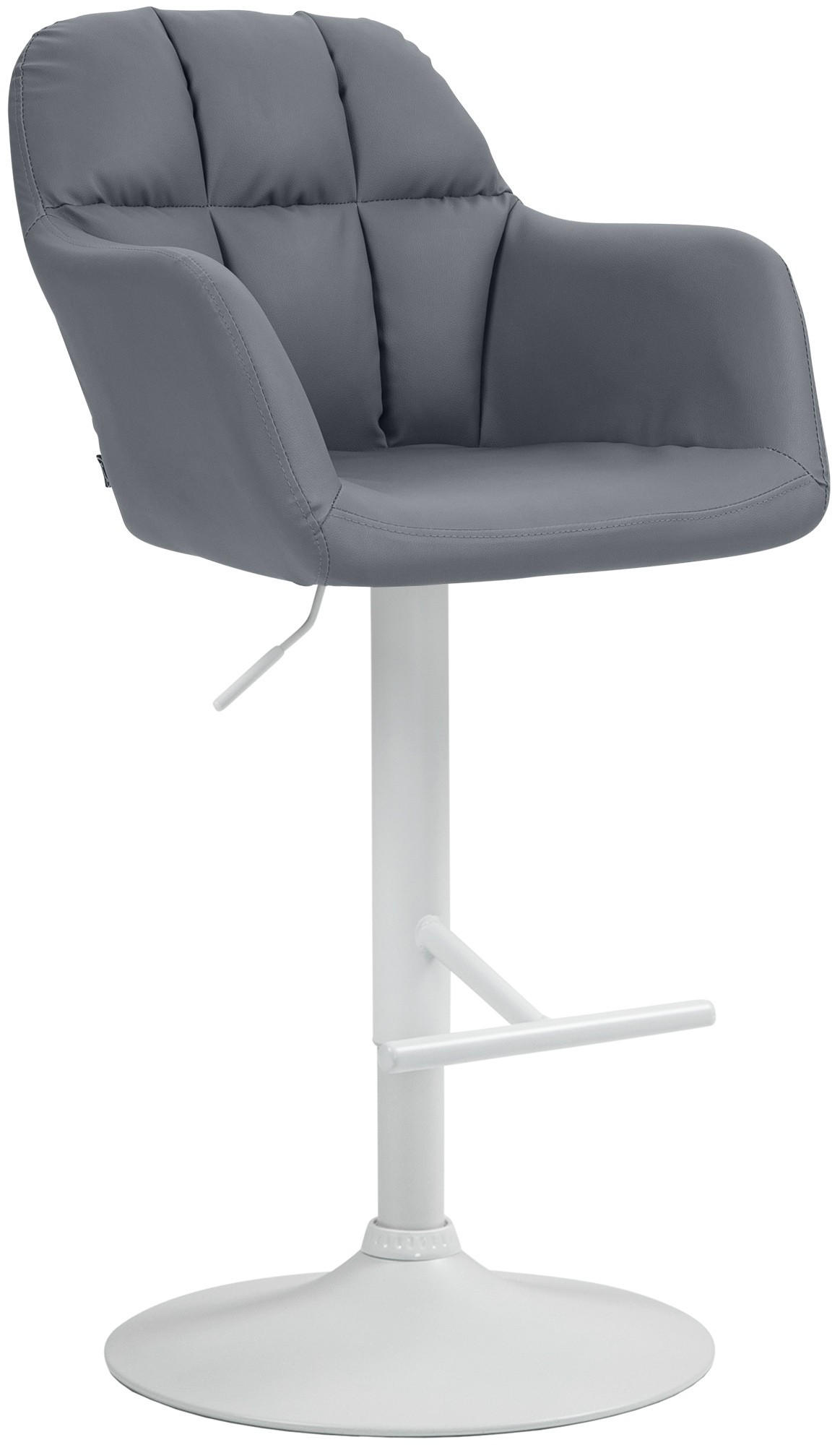 furnicato Barhocker Grau 57x97x59 cm