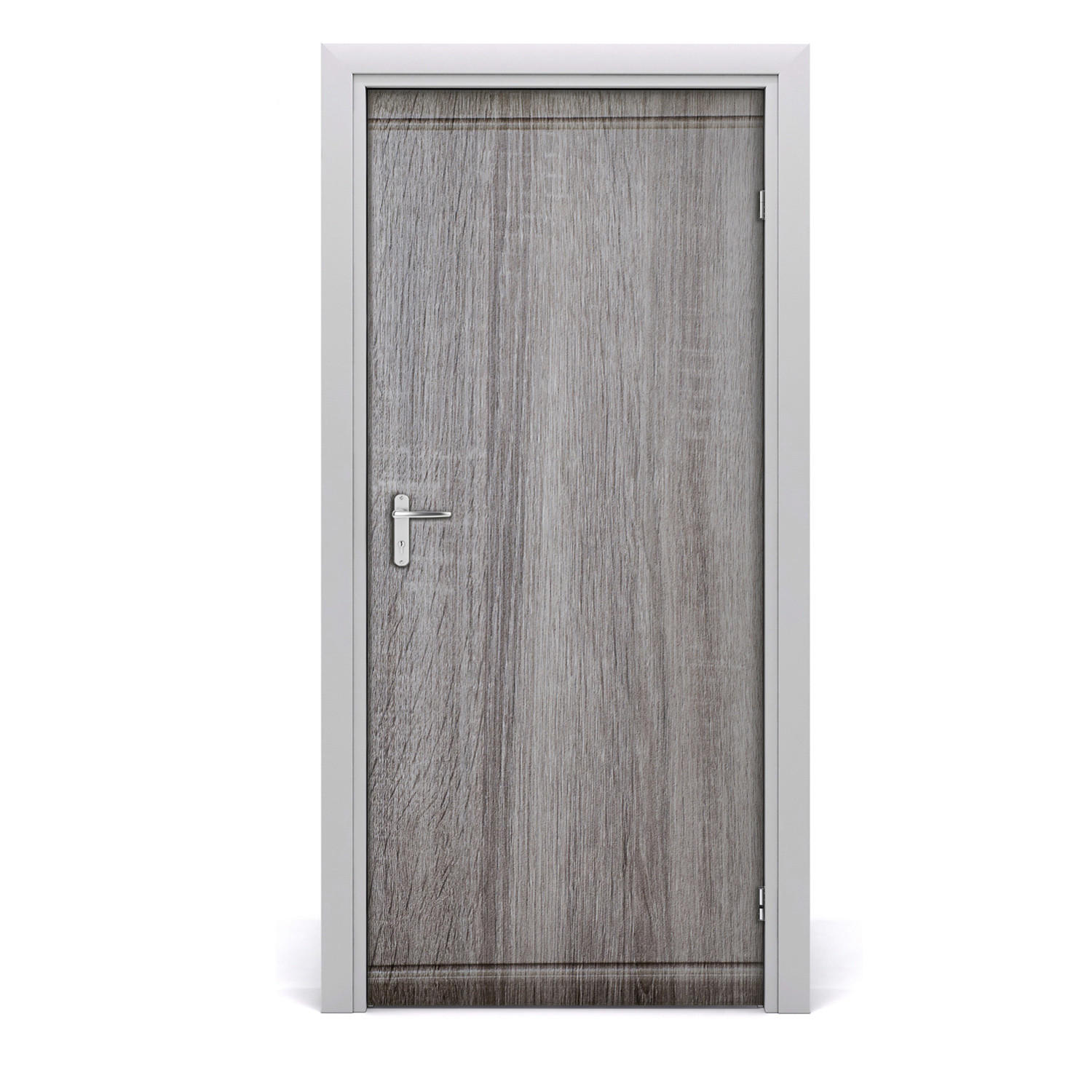 TÜRAUFKLEBER 95x205 cm Dekorativ für Türen - Taupe, Kunststoff (95/205/0.01cm) - TULUP