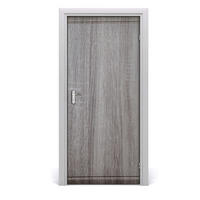 TÜRAUFKLEBER 95x205 cm Dekorativ für Türen - Taupe, Kunststoff (95/205/0.01cm) - TULUP