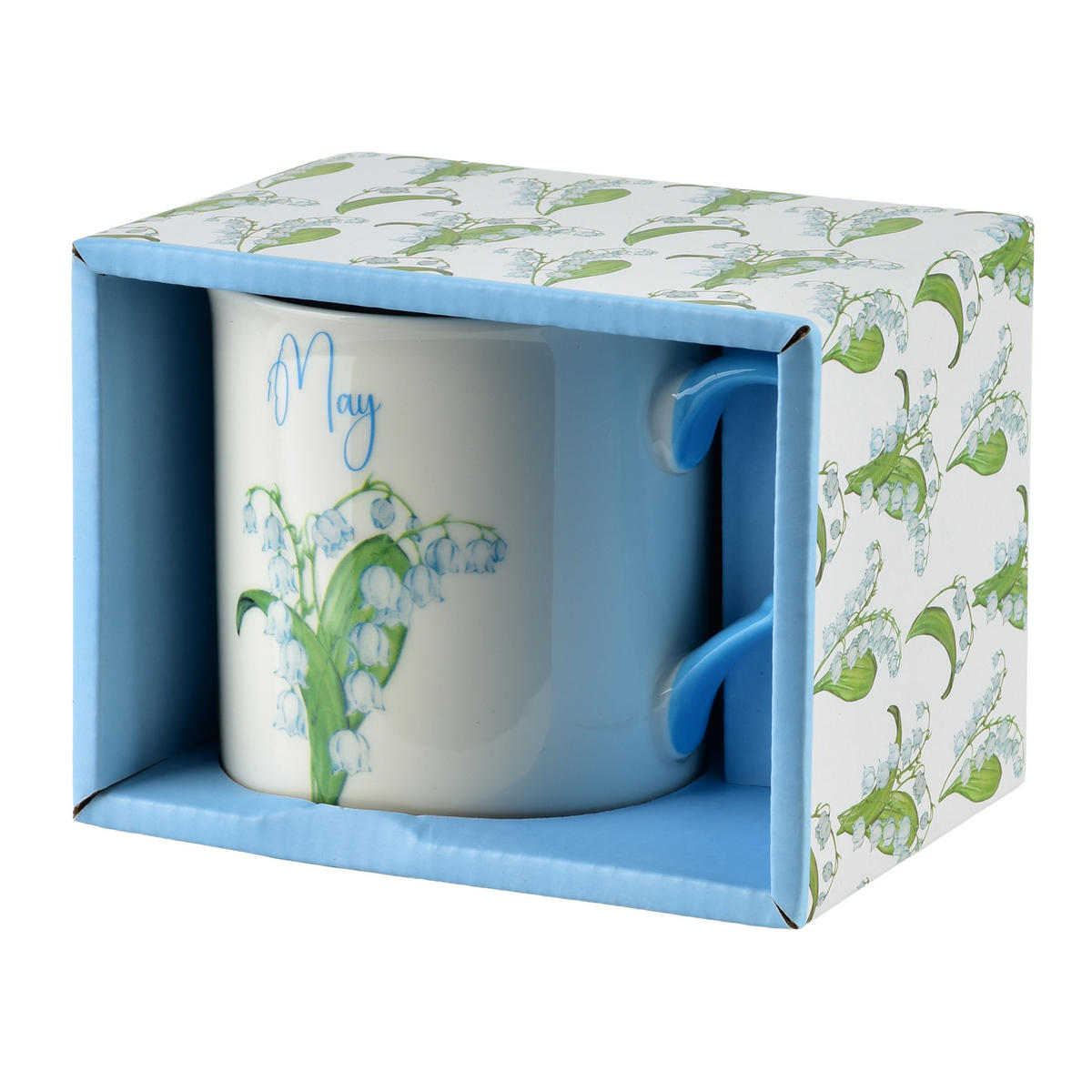 BECHER Mes blau 8.5/10/9 cm Porzellan - Hellblau, Keramik (0.32L) - Mondex