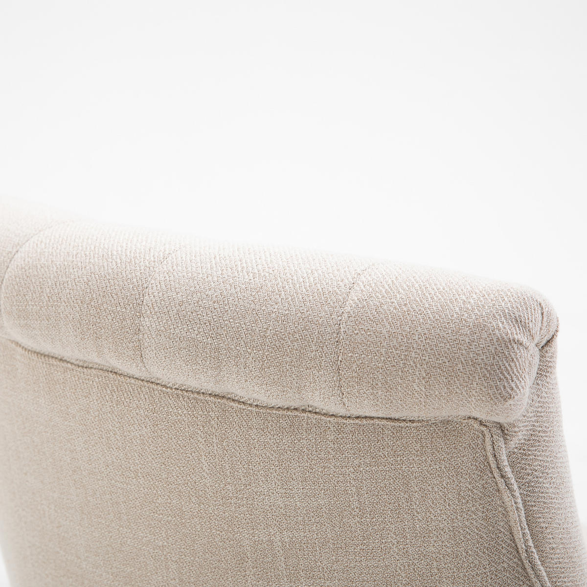 ESSZIMMERSTÜHLE Creme 52.5/69.0/77.0 cm - Creme, Textil (69/77/52.5cm)