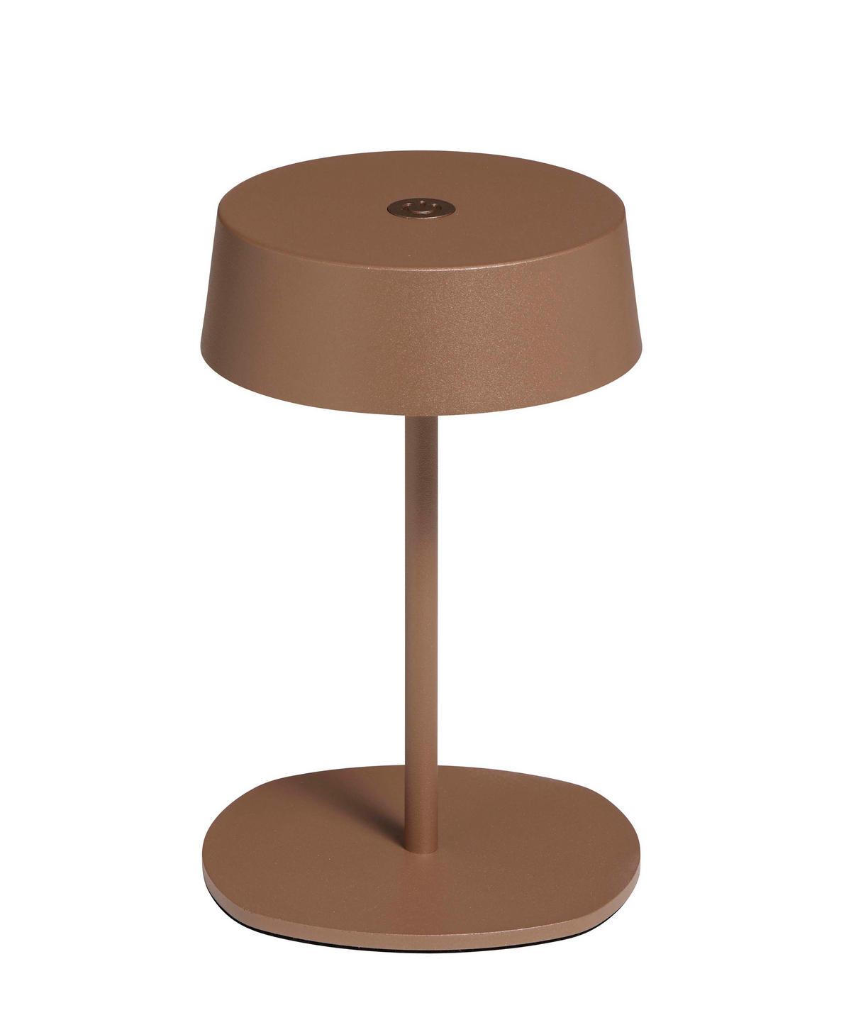 LED-TISCHLEUCHTE - dimmbar, kabellos, IP54, Metallgehäuse, für Innen- und Außenbereich, braun, höhenverstellbar - Braun, Metall (13.5/13.5/36cm) - Northpoint