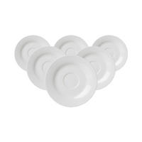 KAFFEEUNTERTASSEN Bianco Rondo weiß ø 15 cm 6er Set - Weiß, Keramik (15cm) - Ritzenhoff Breker