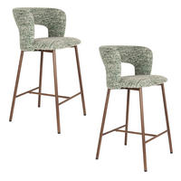 BARHOCKER Chelsea Grün - 2 er Set - Grün, Kunststoff (53/91.5/49cm) - Housecraft Living