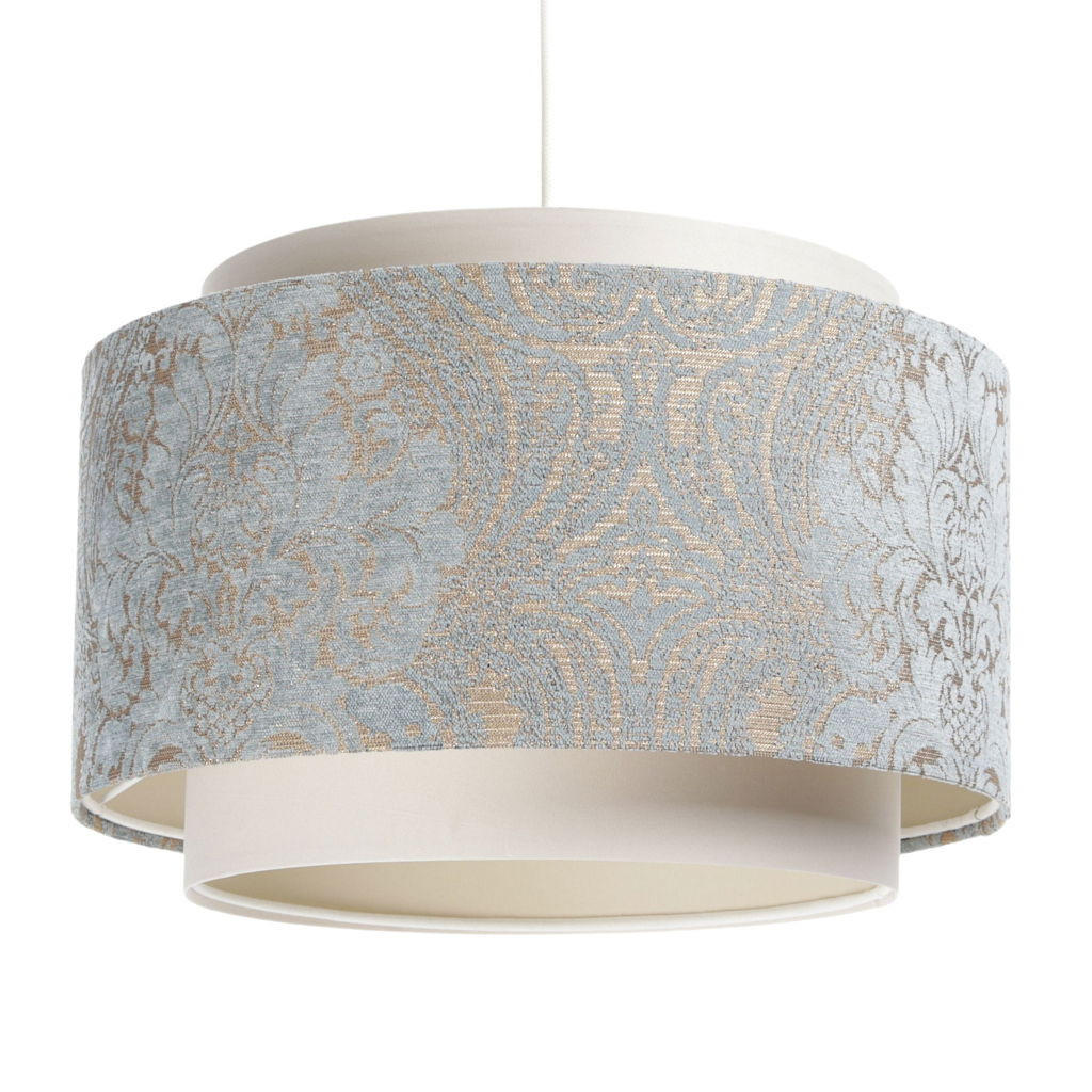 HÄNGELEUCHTE Blau 40/27 cm - Grau, Kunststoff (40/1/27cm) - ONZENO