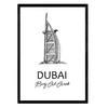 POSTER Städte Denkmäler Dubai Burj Al Arab A3 Rahmenlos - Klar, Papier (29.7/5/42cm) - Nacnic