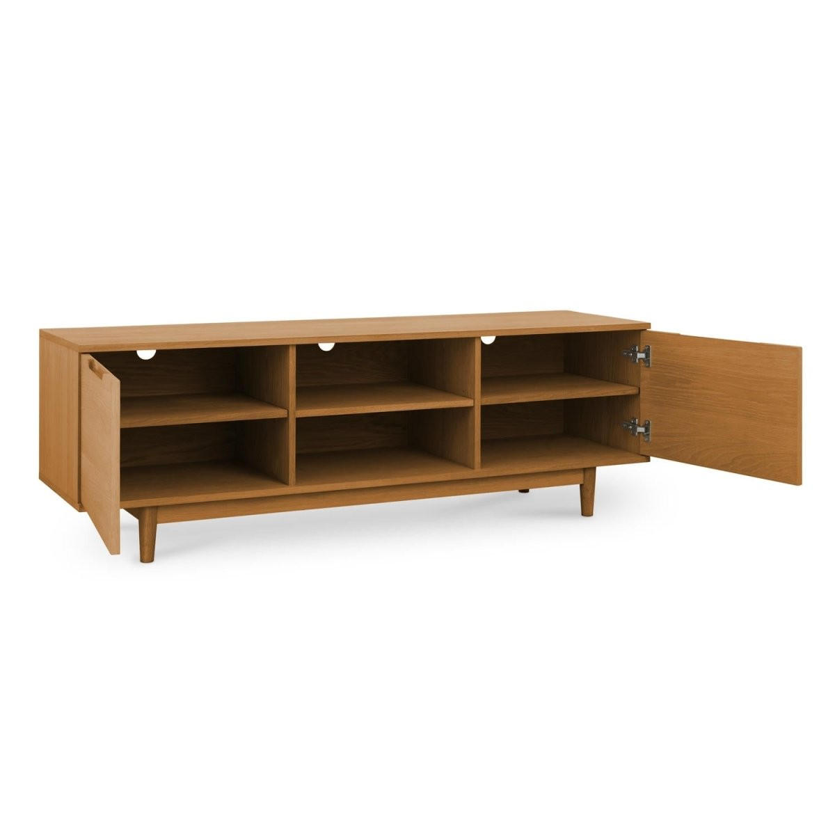 TV-ELEMENT Wildeiche - Honigeiche/Eichefarben, Holz/Holzwerkstoff (160/53/45cm) - Furnhouse