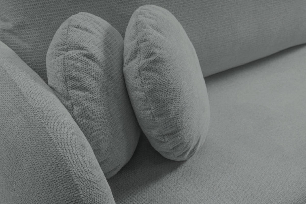 ECKSOFA Dunkelgrau OLIVIO Ausziehbar Rechts - Dunkelgrau/Grau, Textil (174/248cm) - Sepro Meble