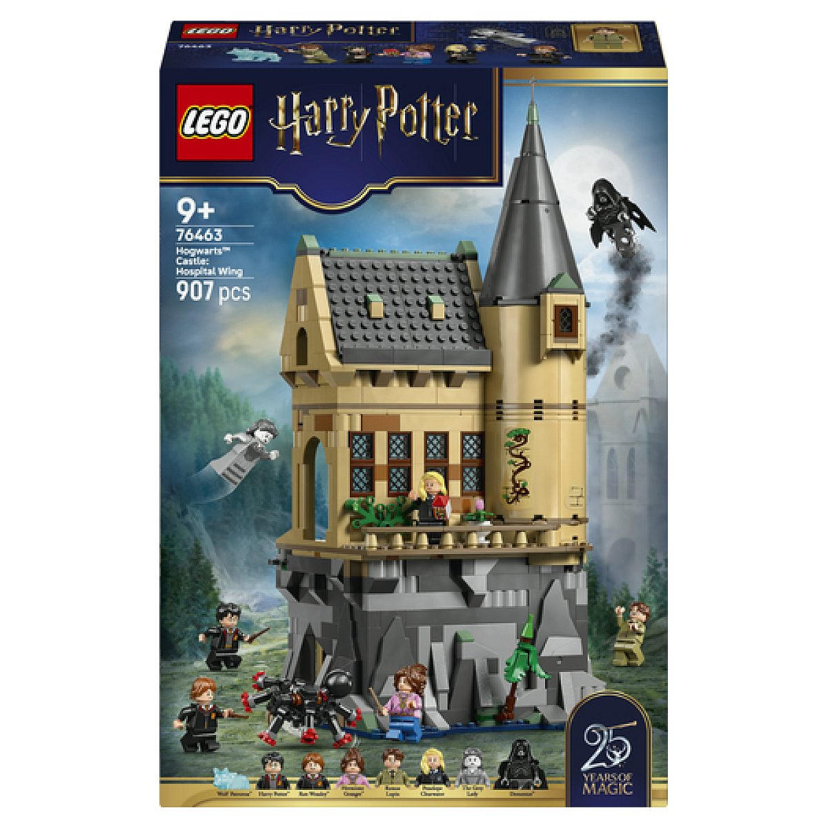KLEMMBAUSTEINE Schloss Hogwarts: Krankenflügel Harry Potter - Rot, Kunststoff (38.2/9.4/26.2cm) - Lego