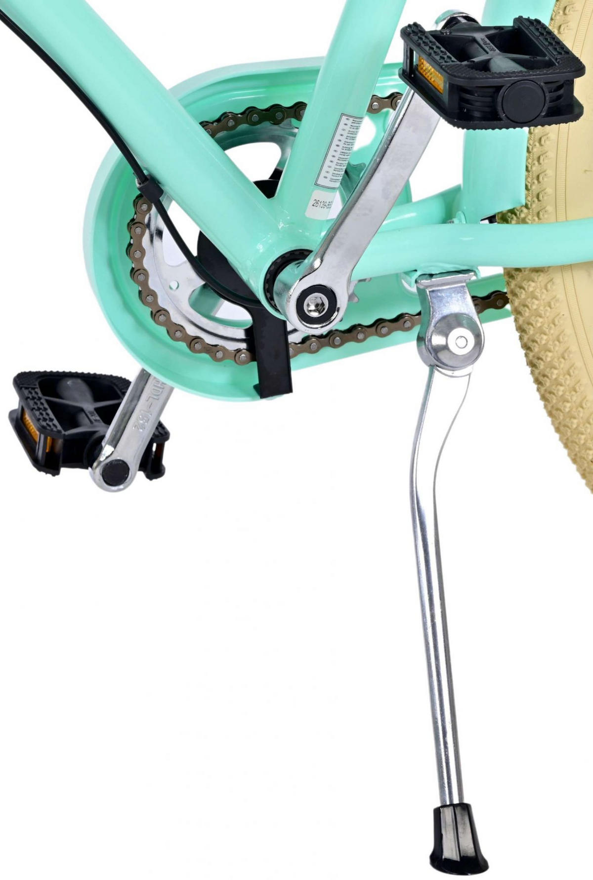 KINDERFAHRRAD Excellent - Mädchen - 26 Zoll - 3 Gänge - Rücktritt + Handbremse - Grün - Grün, Metall (77cm) - TPFSports