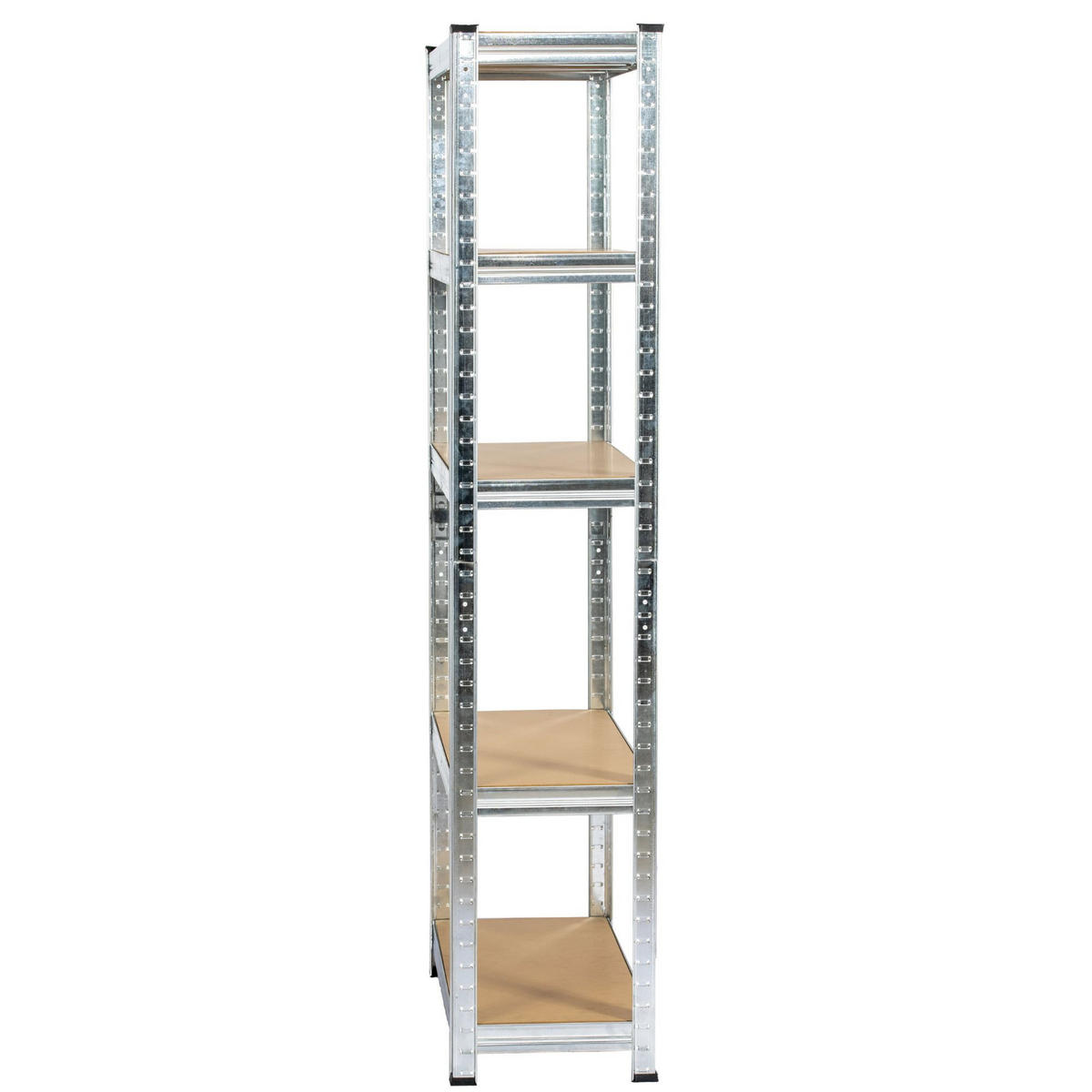 SCHWERLASTREGAL galvanisiertes Silber 70x30x154 cm - Silberfarben, Metall (70/154/30cm) - Akord