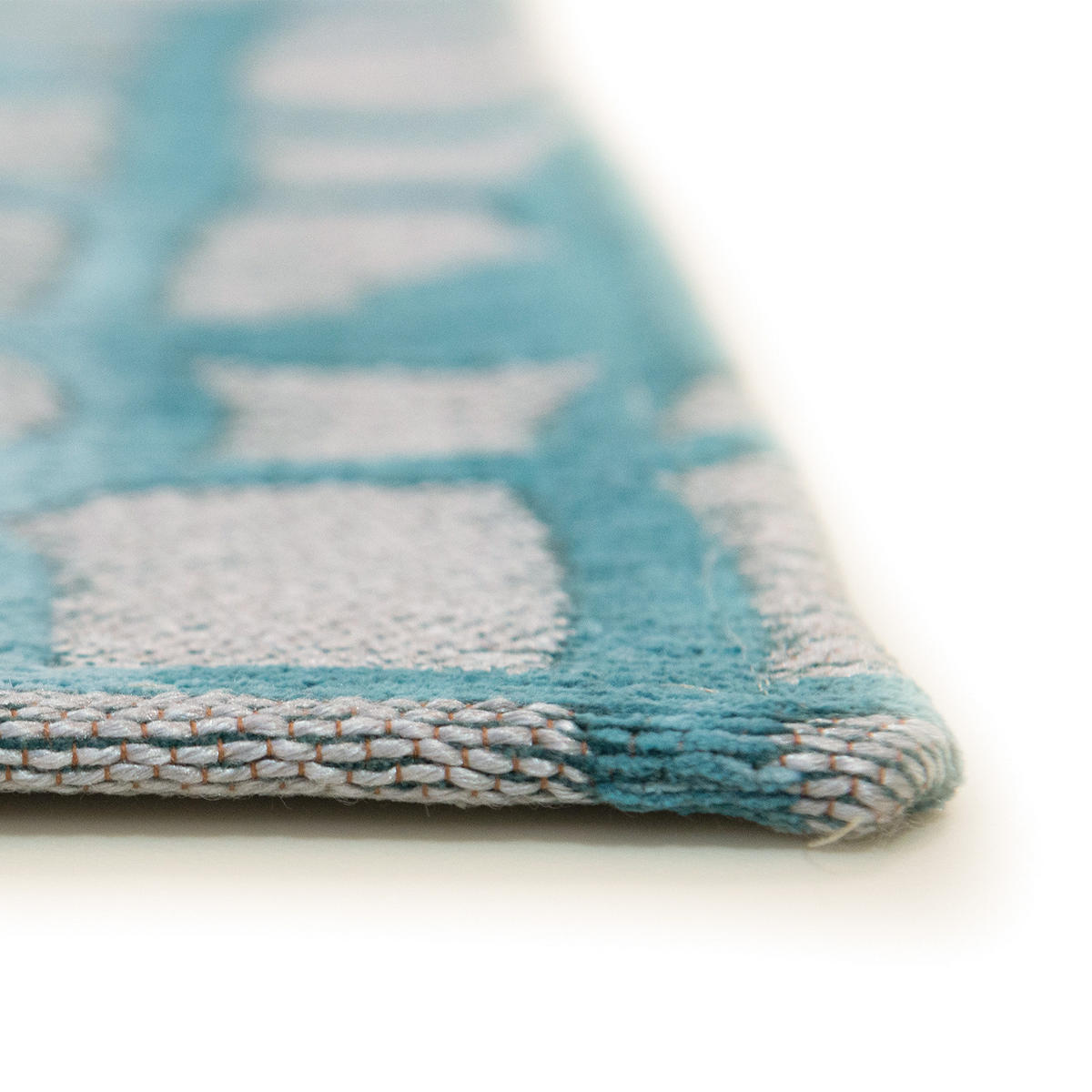 TEPPICH In-/Outdoor Flachgewebe INDIGO 80 x 250 cm - Blau, Textil (80/250cm) - Novatrend