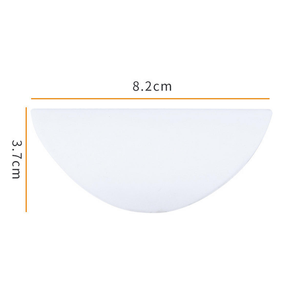 MÖBELGRIFF 4er-Set - Weiß, Kunststoff (3.7/2.5/8.2cm)
