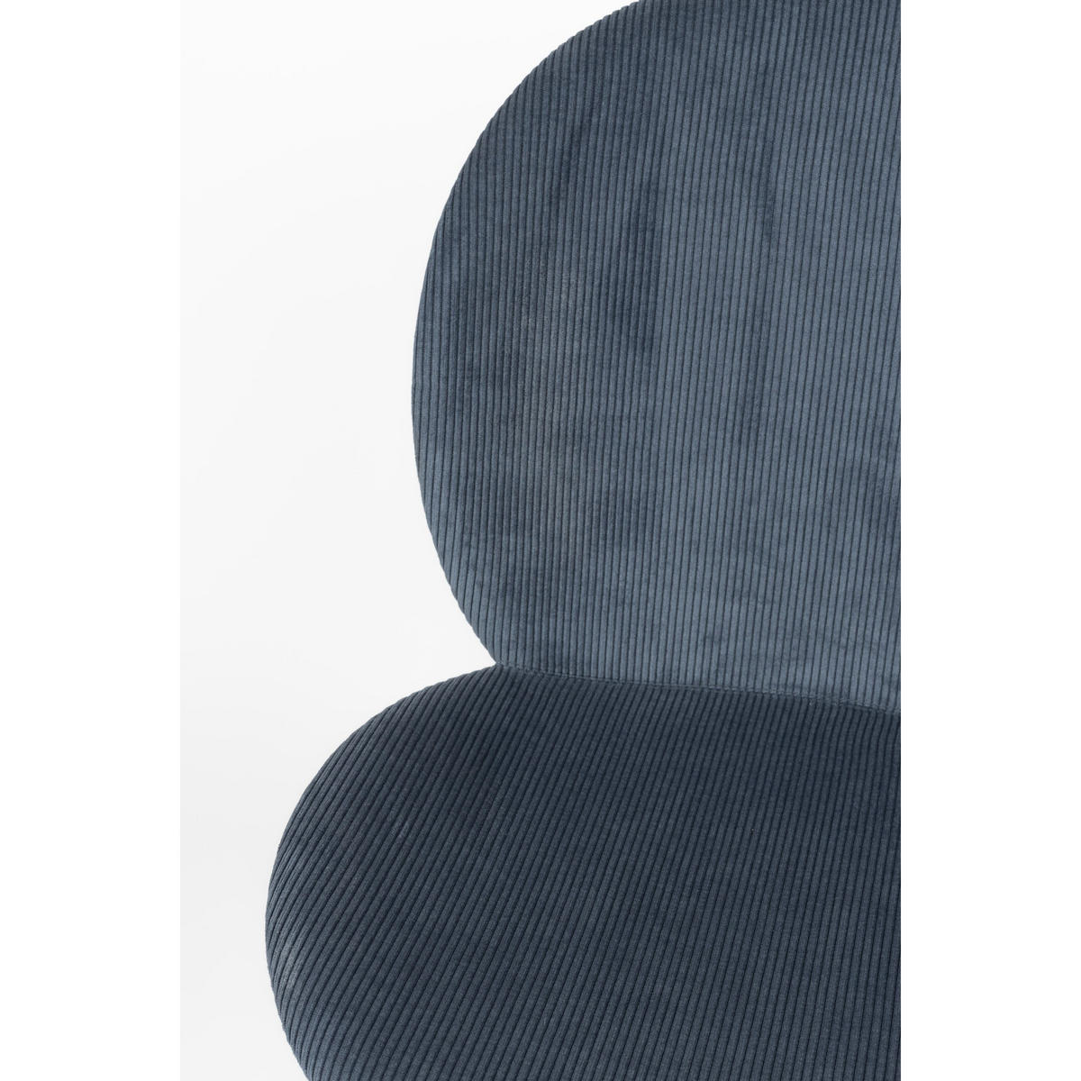 ESSZIMMERSTUHL Bonnet Terra - 2 er Set - Blau, Textil (45/84/53cm) - Zuiver
