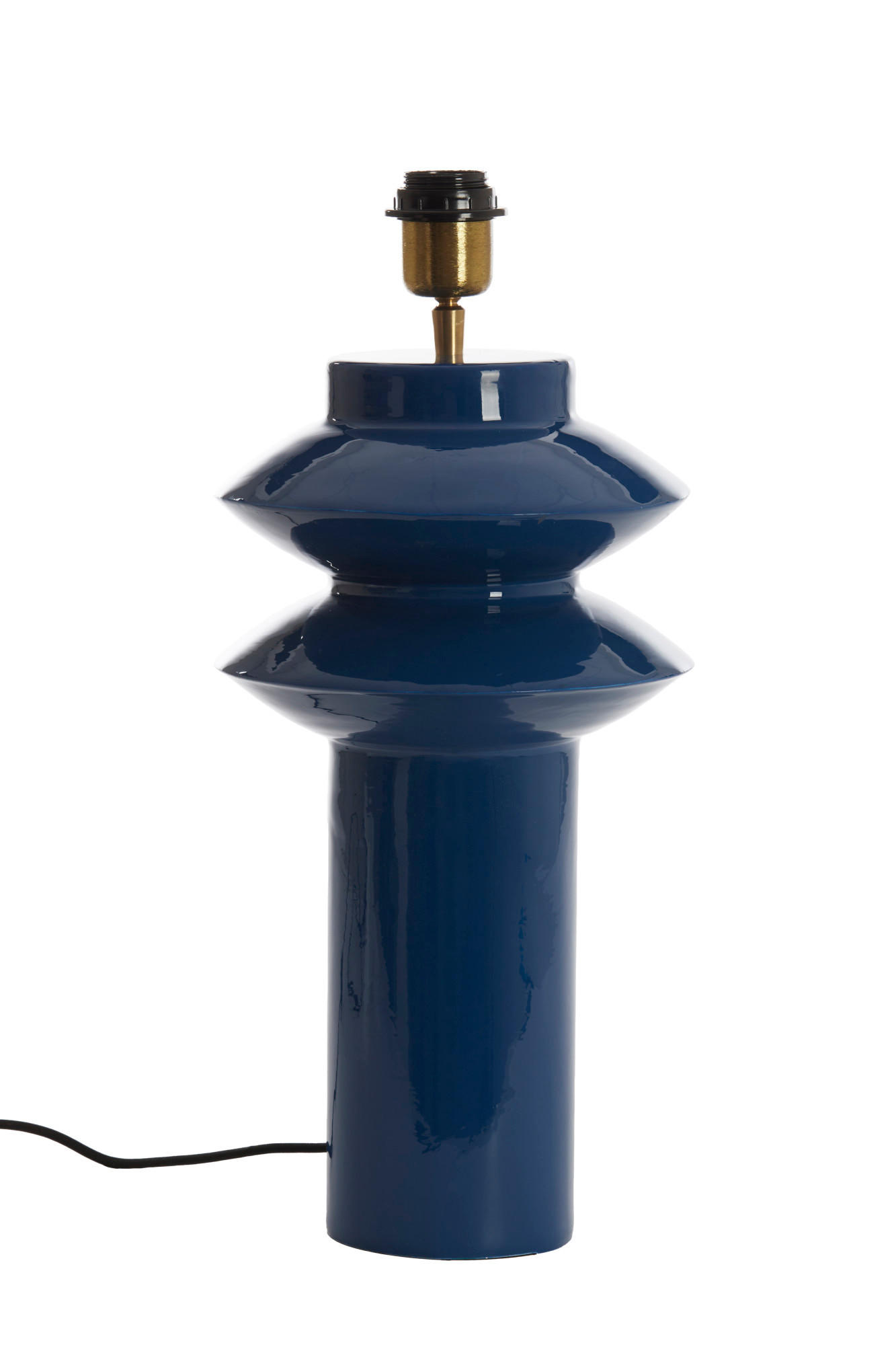 LAMPENFUSS Petch Blau Ø22/40 cm - Blau, Metall (22/22/40cm) - Light & Living