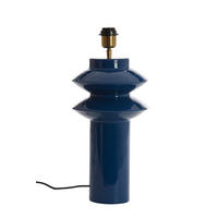 LAMPENFUSS Petch Blau Ø22/40 cm - Blau, Metall (22/22/40cm) - Light & Living