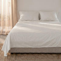 OBERBETTLAKEN basic 200 tc 160x270 cm weiss - Weiß, Textil (160/270cm) - Happy Friday