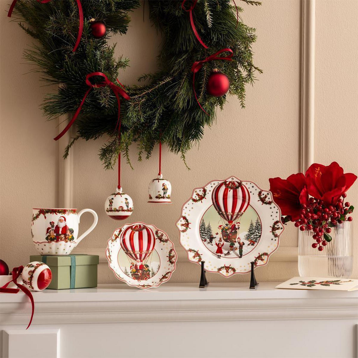 JAHRES-SET Annual Christmas Edition bunt 5-tlg. - Multicolor, Keramik (2/2/2cm) - Villeroy & Boch