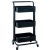 SERVIERWAGEN Metall Schwarz - Schwarz, Metall (43/86/36cm) - CLP