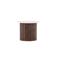 BEISTELLTISCH VISINGSO Braun 52x52x44 cm - Braun, Holzwerkstoff (52/52/44cm) - FURNLUX