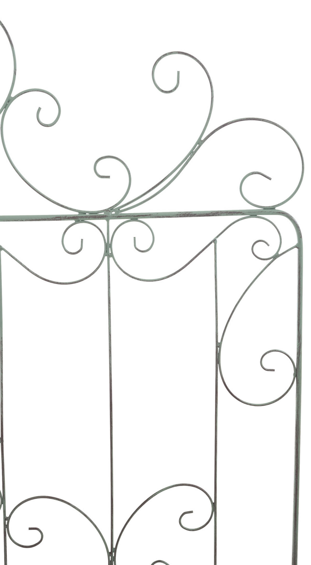 RANKGITTER Mandarin - 2er Set antik-grün - Grün, Metall (99/133/7cm) - TPFLiving