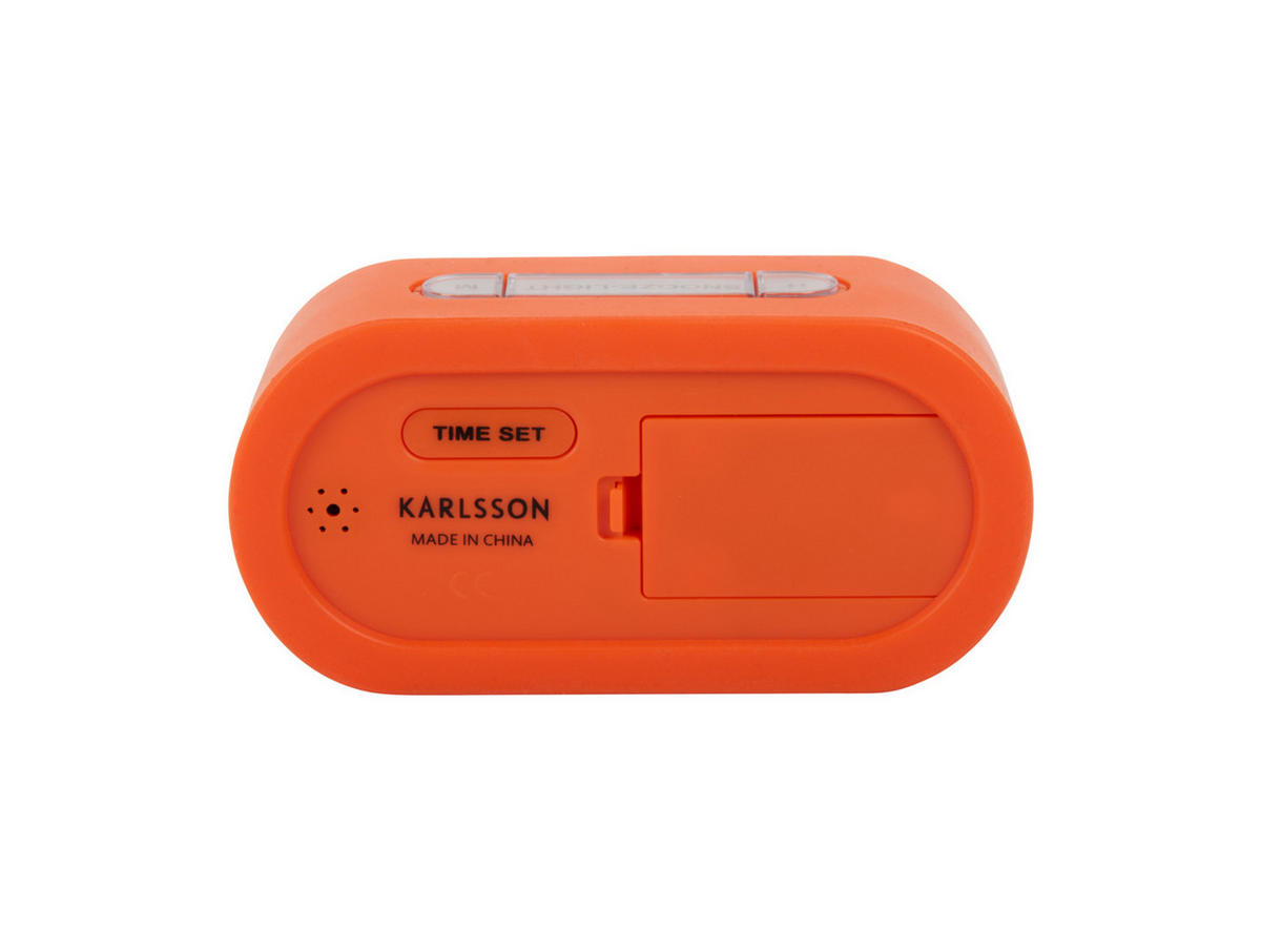 WECKER Gummy 5/14/7 cm - Orange, Kunststoff (14/7/5cm) - Karlsson