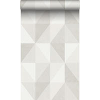 TAPETE 3D-Muster 50 x 900 cm - Beige, Papier (50/900cm) - Origin Wallcoverings