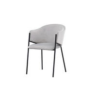 ESSZIMMERSTUHL EVELINA Grau 54x62x80 cm - Grau, Textil (54/80/62cm) - FURNLUX