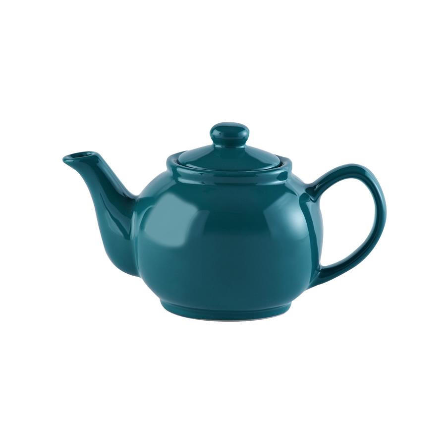 TEEKANNE 450 ml Steingut glänzend petrol für 2 Tassen - Petrol, Keramik (0.36L) - Price & Kensington