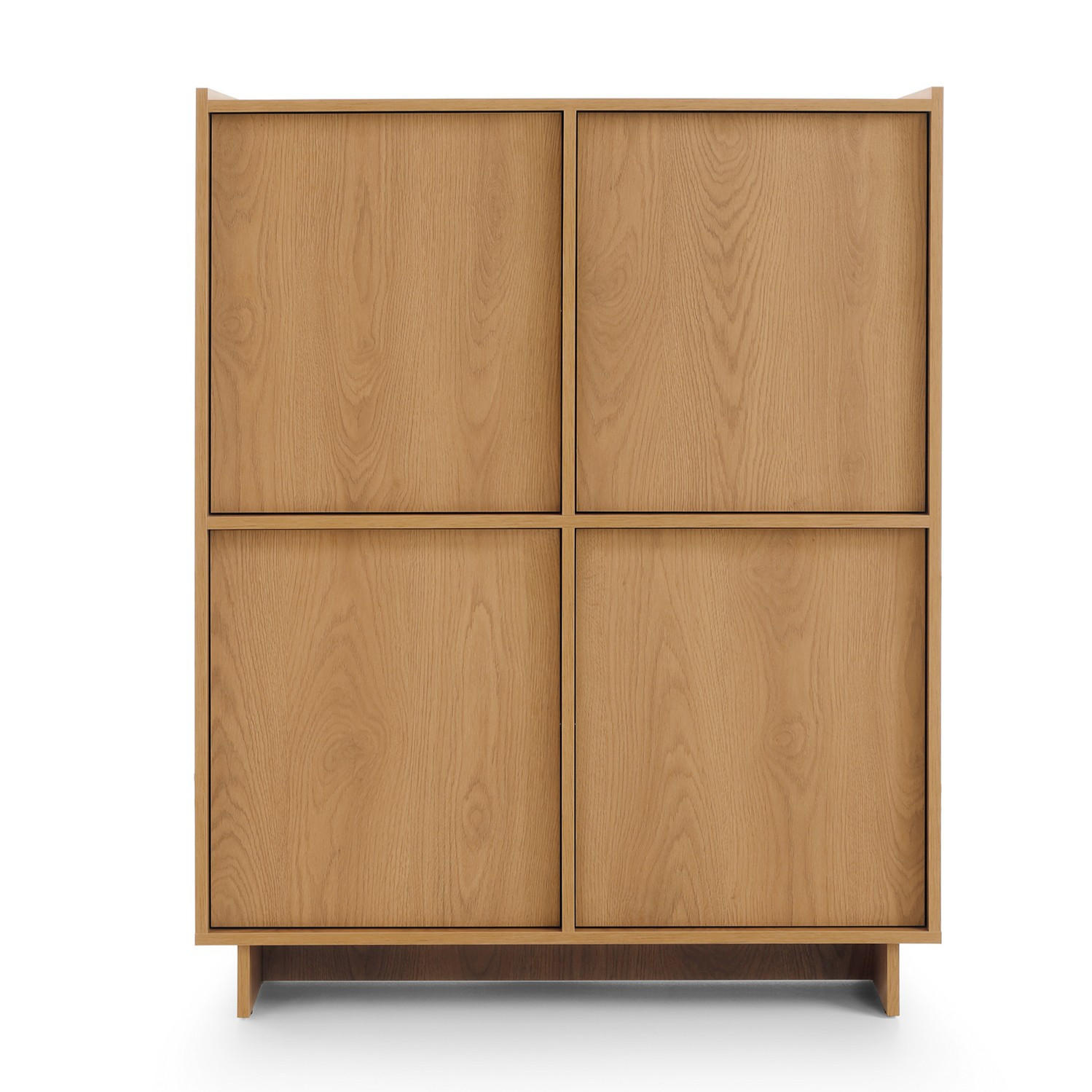 HIGHBOARD SUNA 98 cm (Karamell Eiche, Push to Open) - Eichefarben, Holz/Holzwerkstoff (98/124/39cm) - Ravio