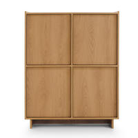 HIGHBOARD SUNA 98 cm (Karamell Eiche, Push to Open) - Eichefarben, Holz/Holzwerkstoff (98/124/39cm) - Ravio