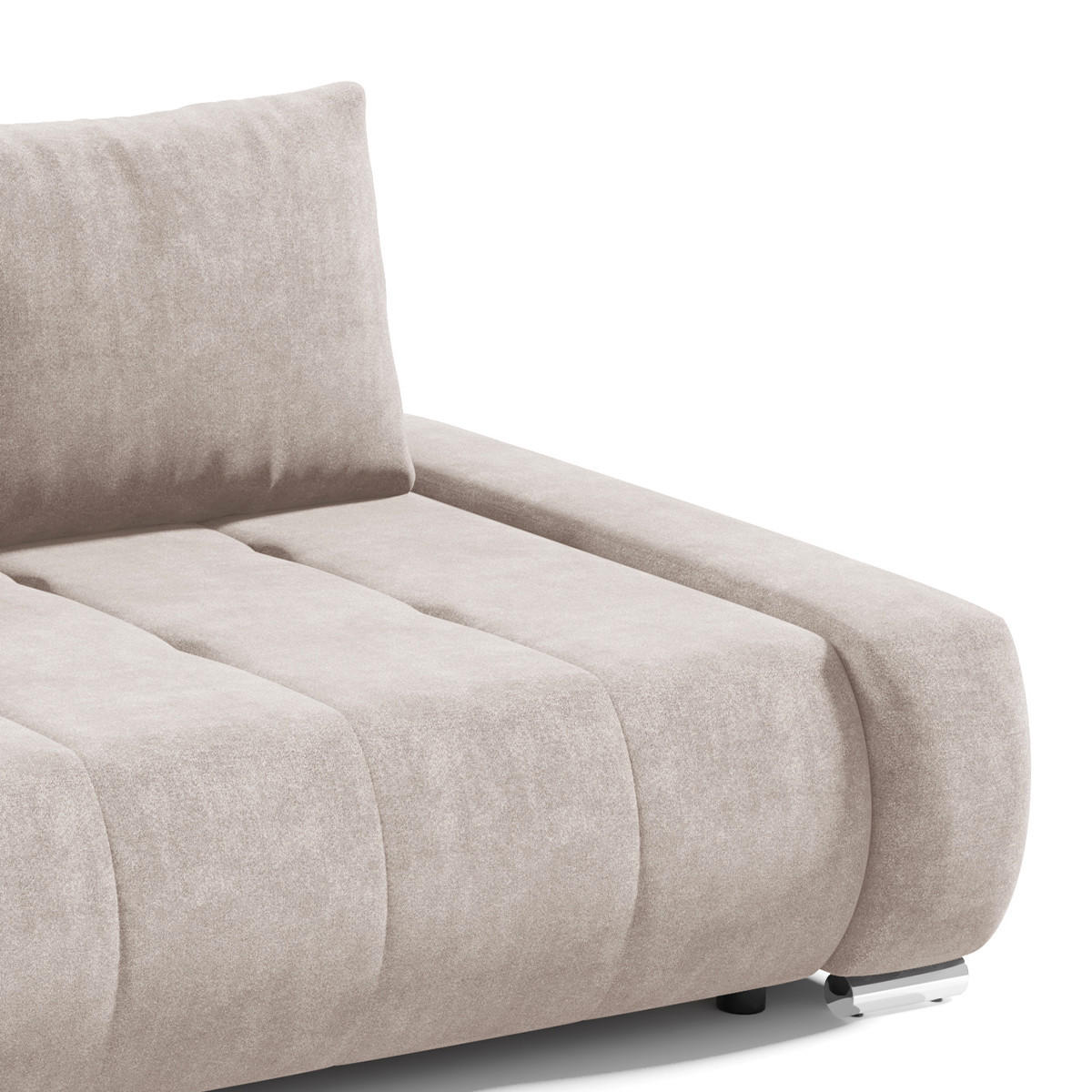 SCHLAFSOFA Jonas 3 Sitzplätze Cremeweiß - Weiß, Holzwerkstoff (240/85/110cm) - Petits-meubles