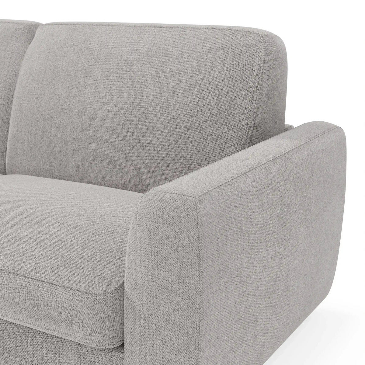 SCHLAFSOFA Leonida - Grau, Metall (222/92/98cm) - Divani.store