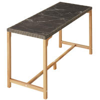 GARTENTISCH Lovas,161 x 64,5 x 99,5 cm,natur - Naturfarben, Kunststoff (161/64.5/99.5cm) - tectake