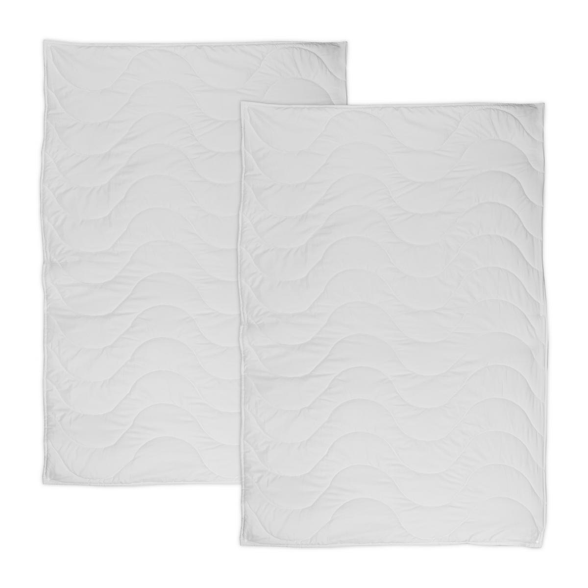 BETTDECKE - Weiß, Textil (135/200cm) - Relaxdays