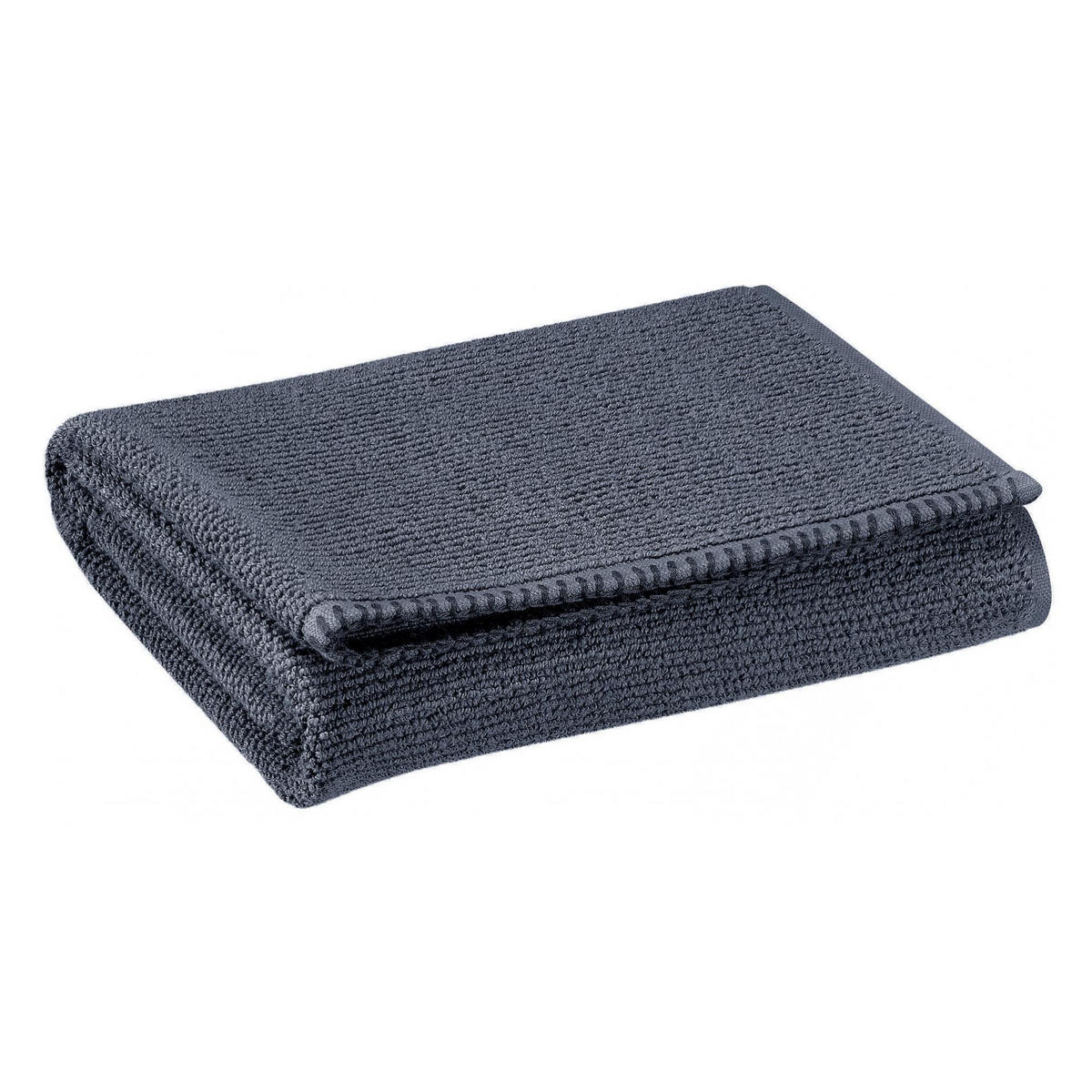 DUSCHTUCH Bora umbra 70 x 130 cm - Grau, Textil (70/130cm) - Vivaraise