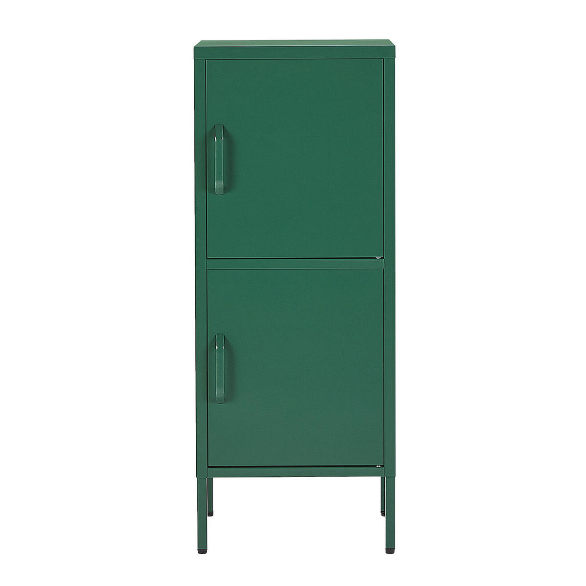 AKTENSCHRANK grün 2 Türen Huron - Grün, Metall (40/102/40cm) - Beliani