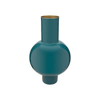 VASE Metal medium dark grün 24x40 cm - Dunkelgrün, Metall (40cm) - Pip Studio