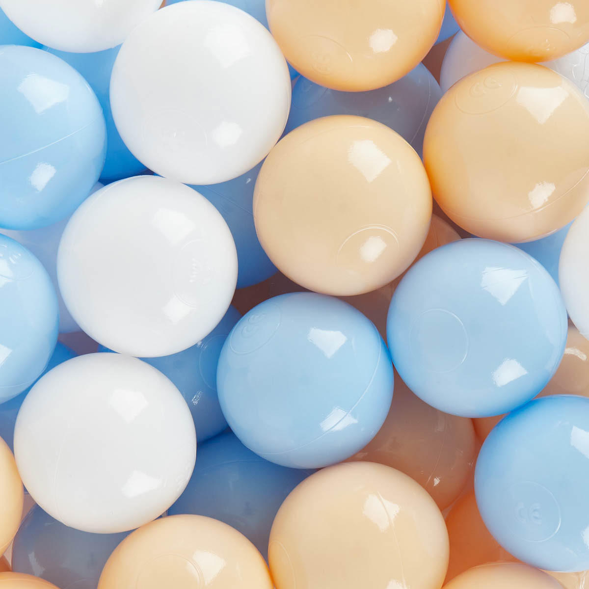 BÄLLE für Bälldebad 100 Stück Beach - Multicolor, Kunststoff (35/20cm) - Bieco Spielwaren