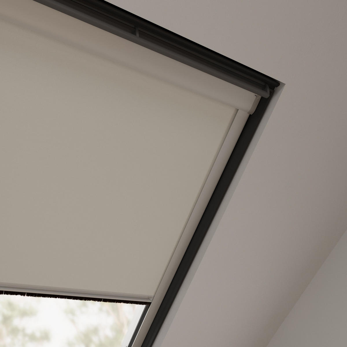 DACHFENSTERROLLO Cocoon Größe: UK04 - Sandfarben, Textil (117/80/5cm) - Cocoon Home Concepts