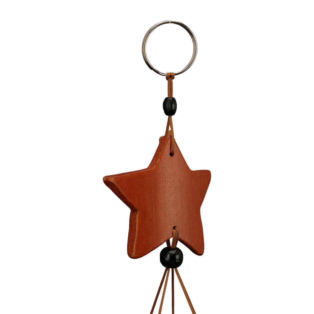 WINDSPIEL - Braun, Holz (8/9.5/63cm) - Relaxdays