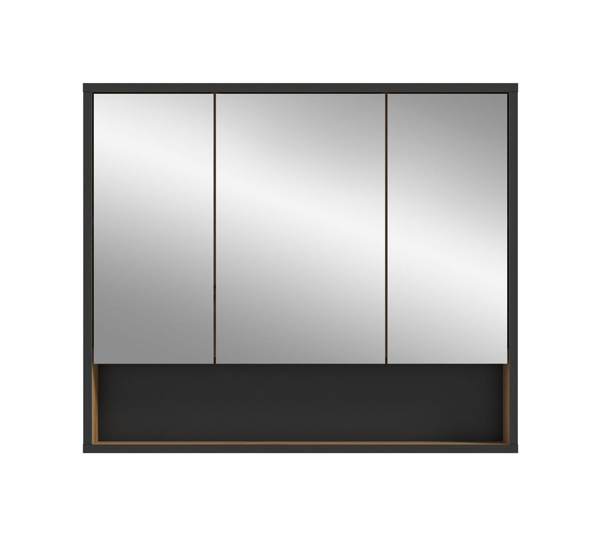 SPIEGELSCHRANK Klara (B/H/T: ca. 80/68/19 cm) in Artisan Oak Nachbildung/Artisan Oak Nachbildung - Eiche Artisan, Holzwerkstoff (80/68/19cm)