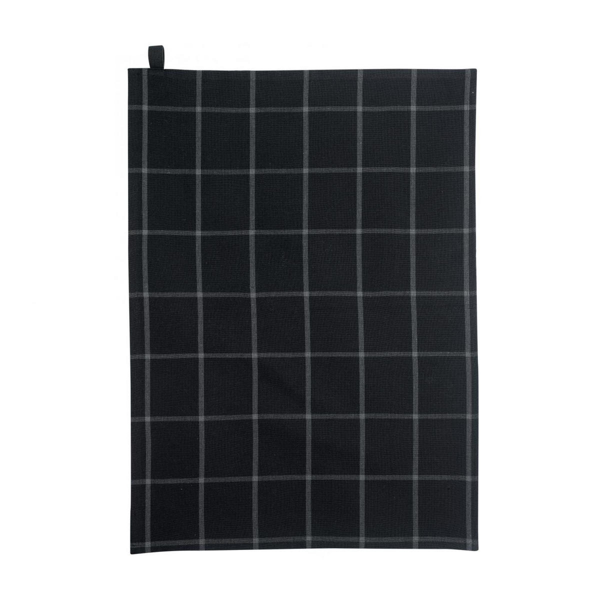 GESCHIRRTUCH Doha schwarz 50 x 70 cm - Schwarz, Textil (50/70cm) - Winkler