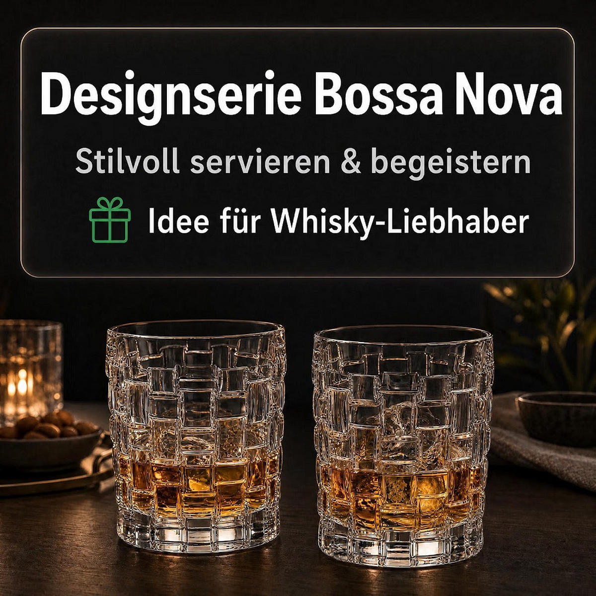 WHISKYBECHER by Nachtmann Bossa Nova 4er Set - Transparent, Glas (0.33L) - Der-Porzellan-Laden