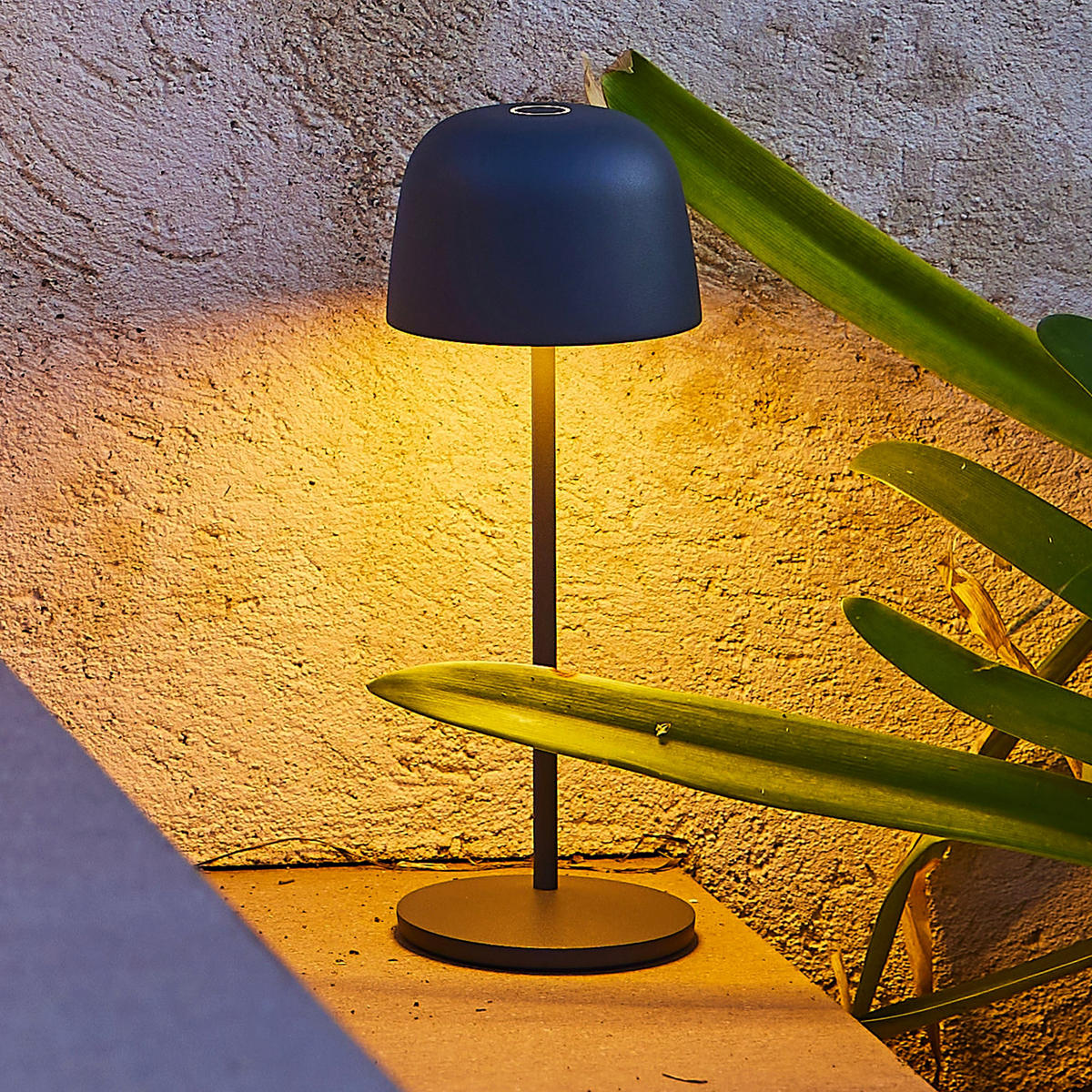 TISCHLAMPE SOPHIA dunkelgrau - Dunkelgrau, Metall (7.5/7.5/20cm) - Lumisky